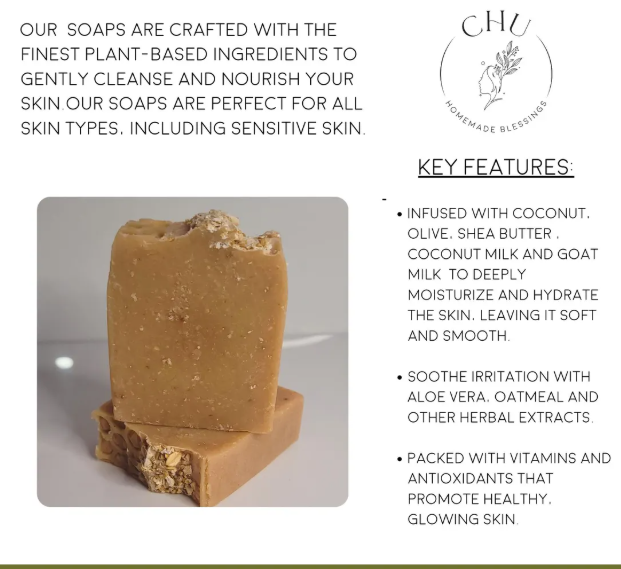 Oatmeal & Honey Body Soap