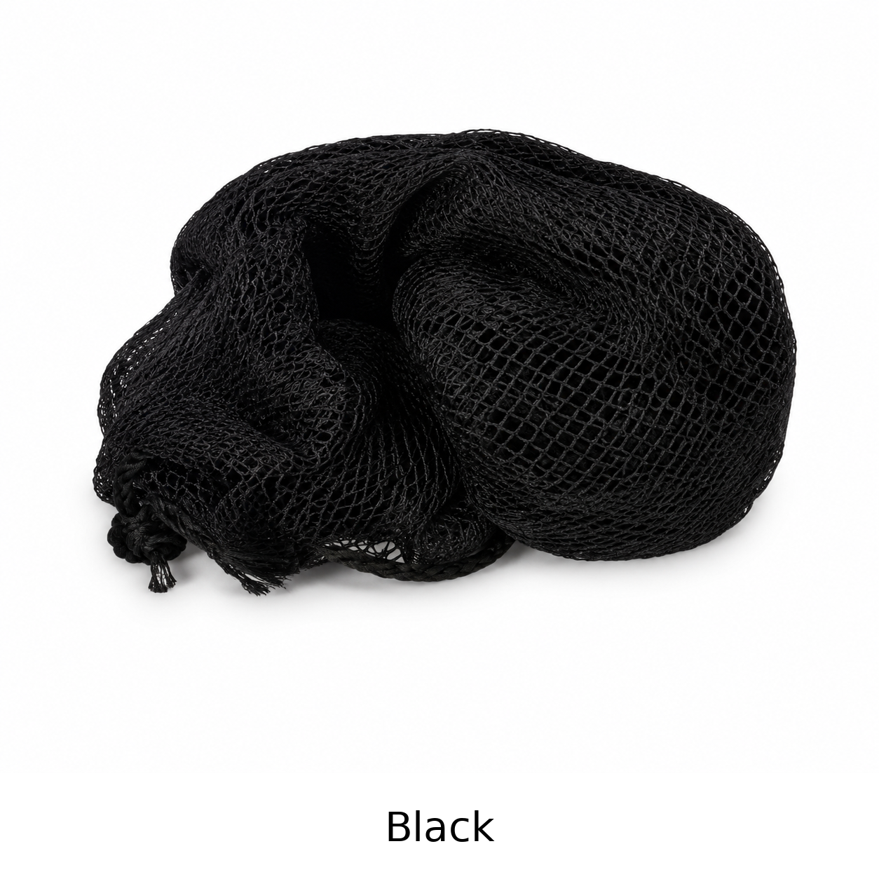 Black African net sponge with color name