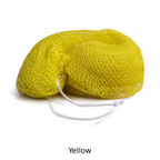 Yellow African net sponge with color name