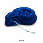 Blue African net sponge with color name