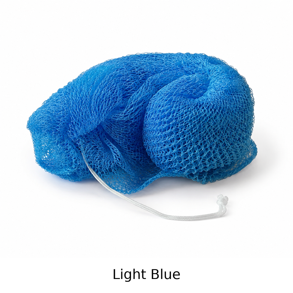 Light Blue African net sponge with color name
